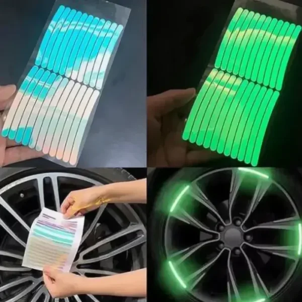 b271bc5e-3ca7-4790-983a-4c4288094954.webp Reflective Wheel Rim Luminous Sticker (20Pcs)