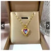 Wings Heart Pendant Necklace