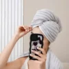 Microfiber Hair Turban Wrap