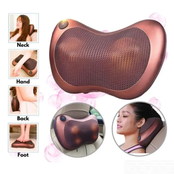 Multi-Functional 3D Shiatsu Massage Pillow with Heat