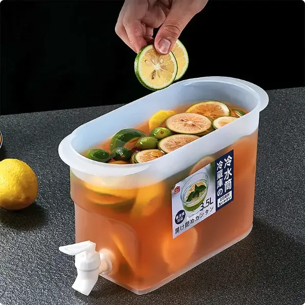 3.5L Refrigerator Water Beverage Dispenser with Faucet