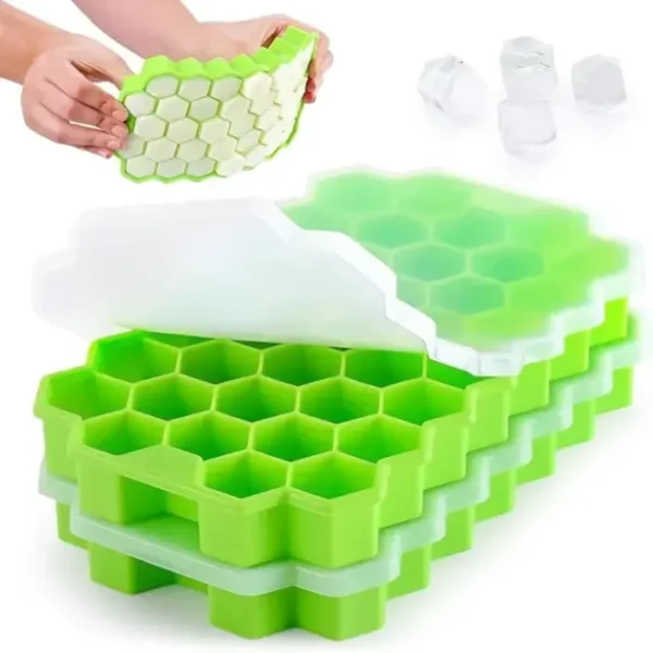 Fairwave 32-Grid Silicone Honeycomb Ice Cube Tray