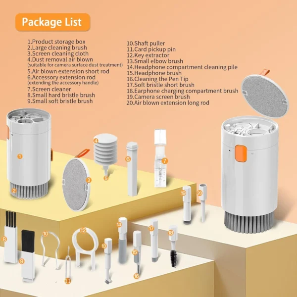 Ultimate 20-in-1 Tech Cleaning Master Kit
