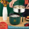 2-in-1 Multifunctional Electric Hot Pot & Steamer (18cm)