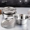 3-in-1 Stainless Steel Vegetable Cutter & Drainer