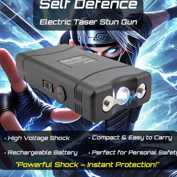 Premium Stun Gun with LED Flashlight