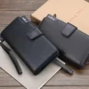 Baellerry Long Leather Wallet for Men