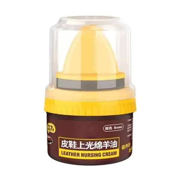 Premium Brown Leather Shoe Polish