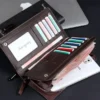 Baellerry Long Leather Wallet for Men