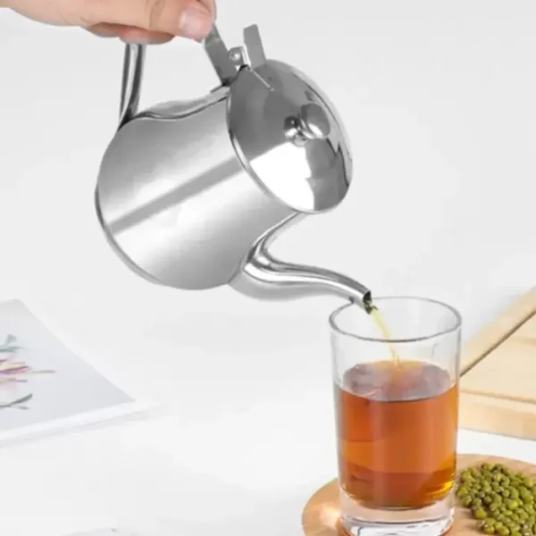 Premium Stainless Steel Oil Pot with Filter
